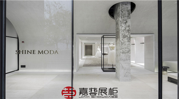 SHINE MODA  高級婚紗定制 服裝展柜定制案例